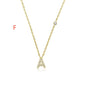 Luxury Gold A-Z 26 Letters Necklace