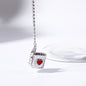 Opening & Closing Love Zircon Album Box Necklace