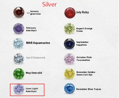 Zircon Birthstone Necklace