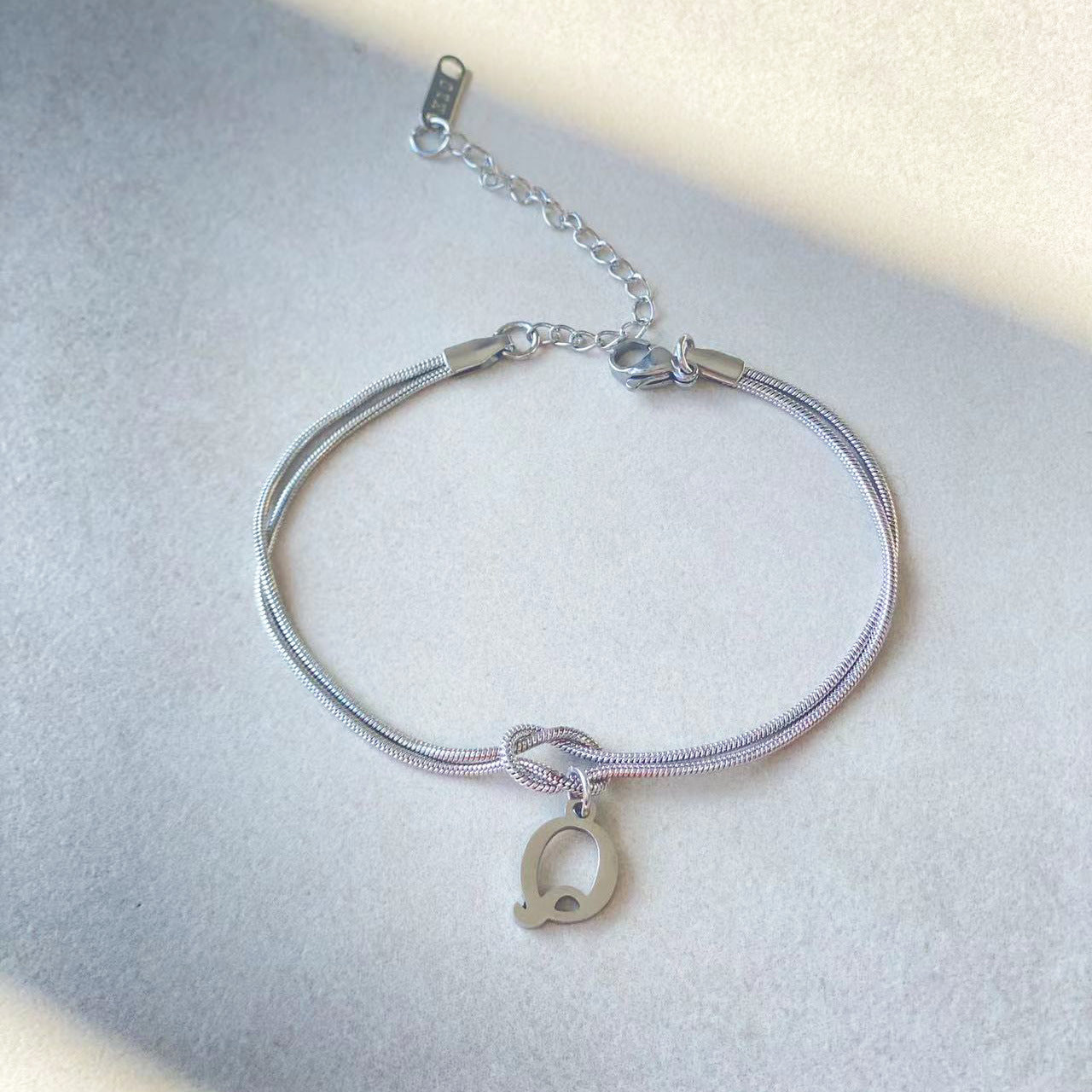 A-Z Love Knot Bracelets