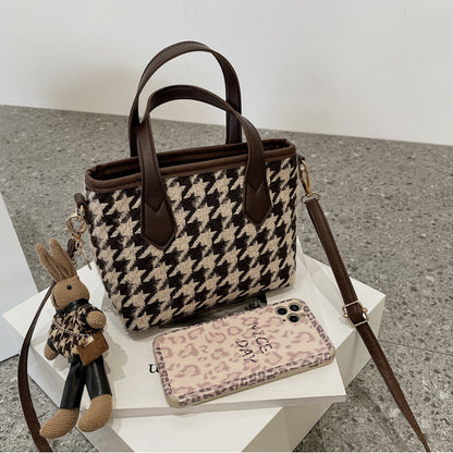 Shoulder Bag Checkerboard Handbag