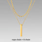 Men’s Layer Pillar Chain Necklace