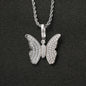 Butterfly Diamond Gold-Plated Necklace