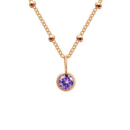 Diamond Birthstone Necklace
