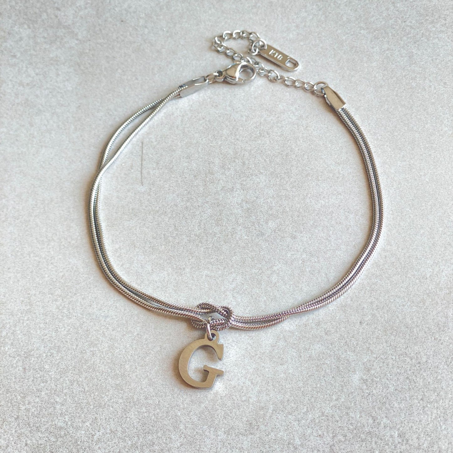 A-Z Love Knot Bracelets