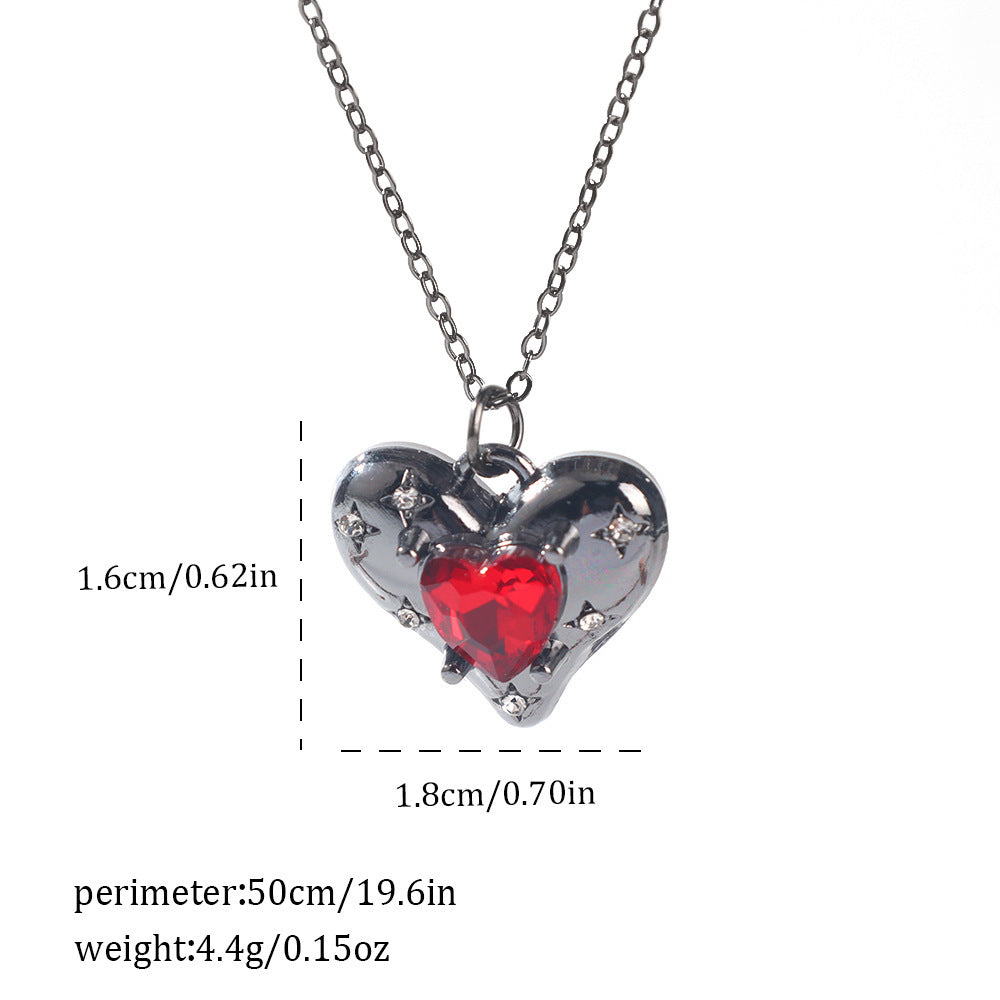 Gothic Spider, Bat, Cross, Skull, and Heart Pendant Necklaces