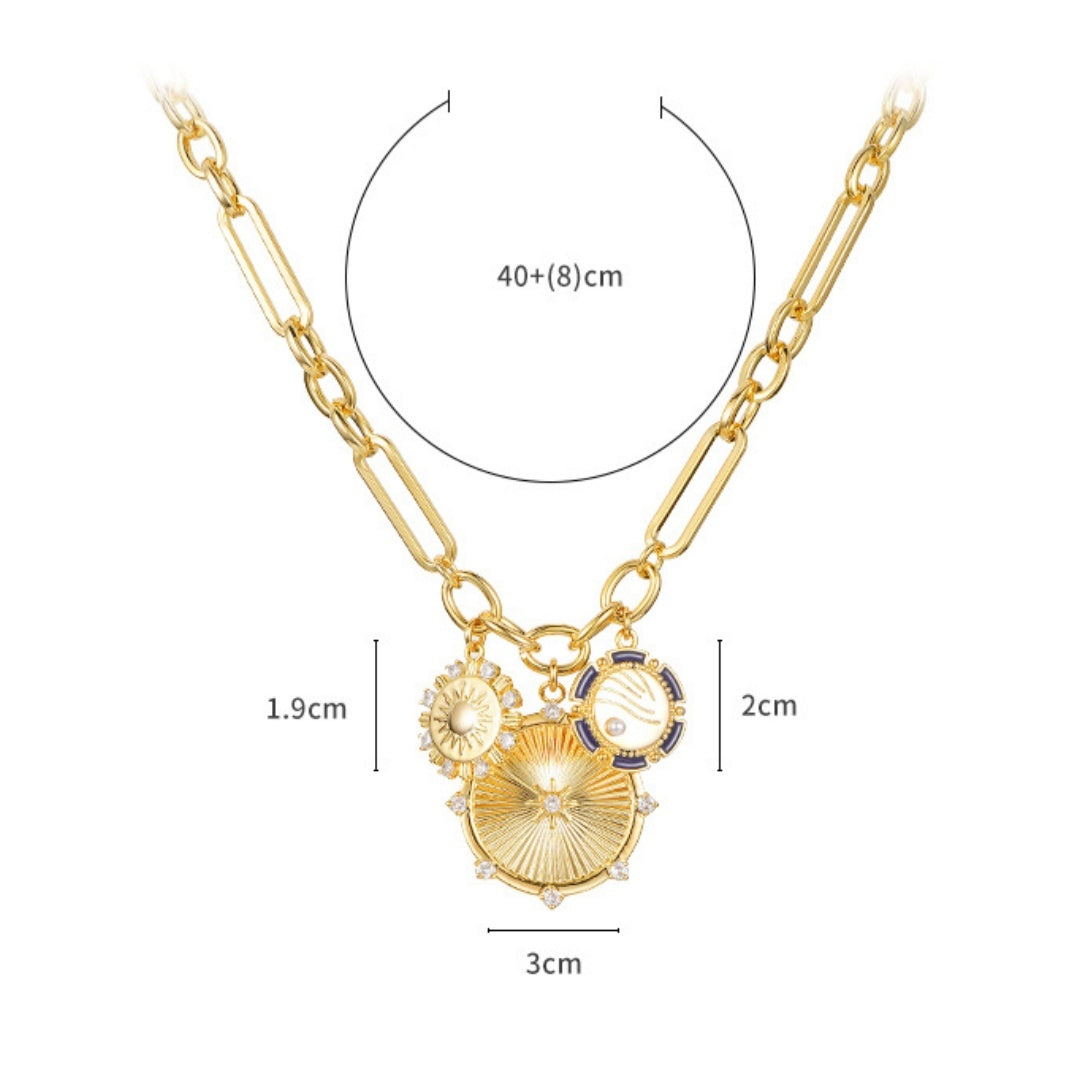 Sun Pendant Necklace
