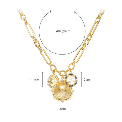 Sun Pendant Necklace