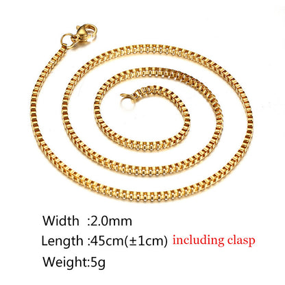 Six-Sided Grinding Cuban Chain Necklace