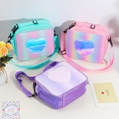 Laser Rainbow Insulated Bento Lunch Bag