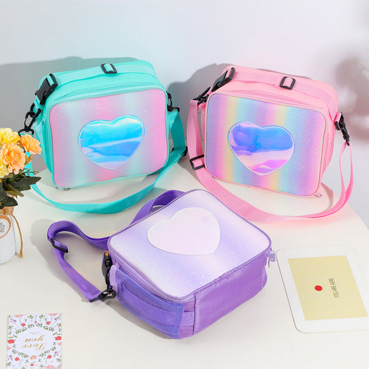 Laser Rainbow Insulated Bento Lunch Bag