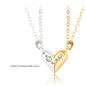 Magnet Stone Rotating Heart Shaped Necklaces