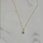 Women’s Simple Fashion S925 Sterling Silver Turquoise Necklace