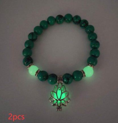 Energy Luminous Lotus Flower Bracelet