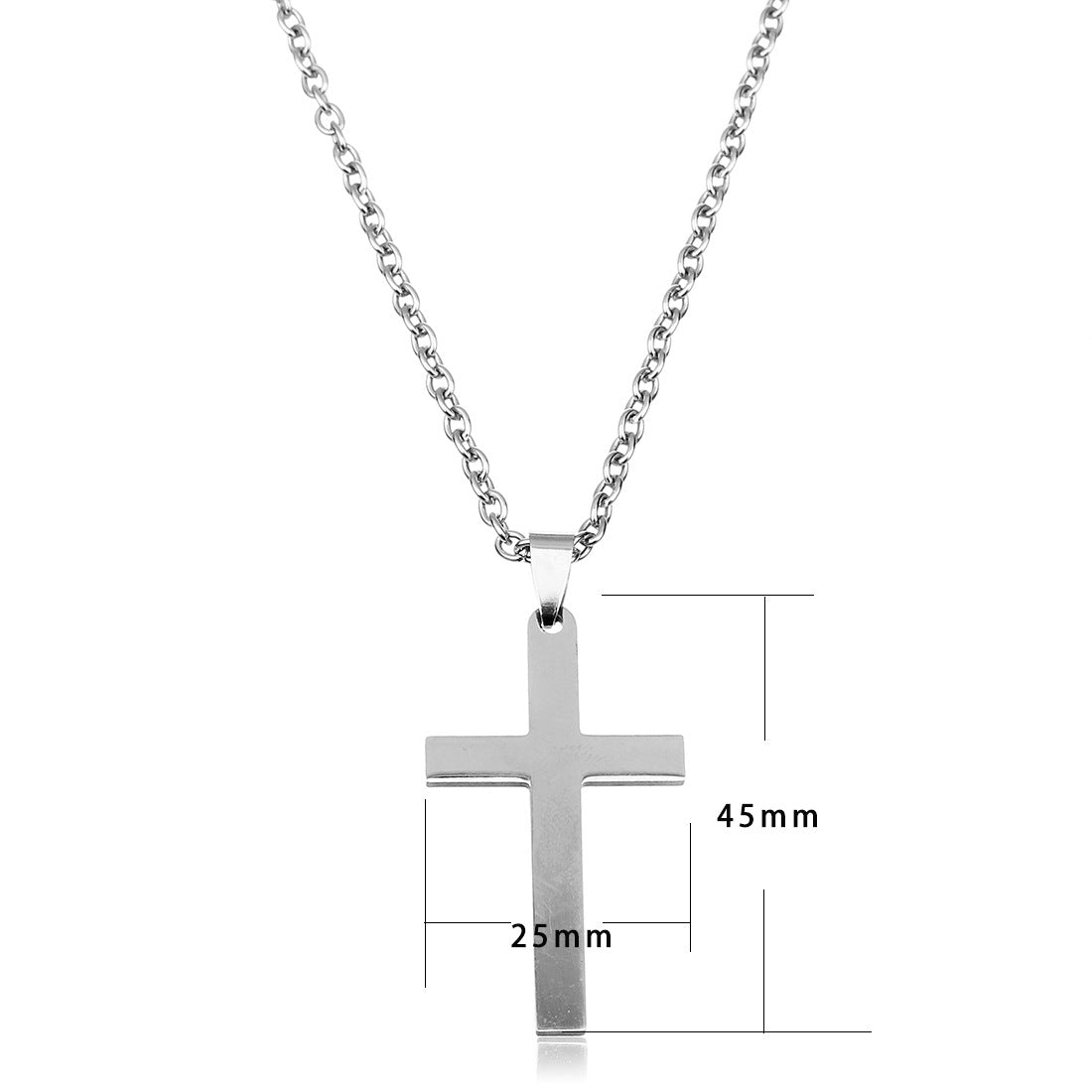 Simple Cross Necklace