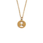 Hollow Coconut Tree Pendant Necklace
