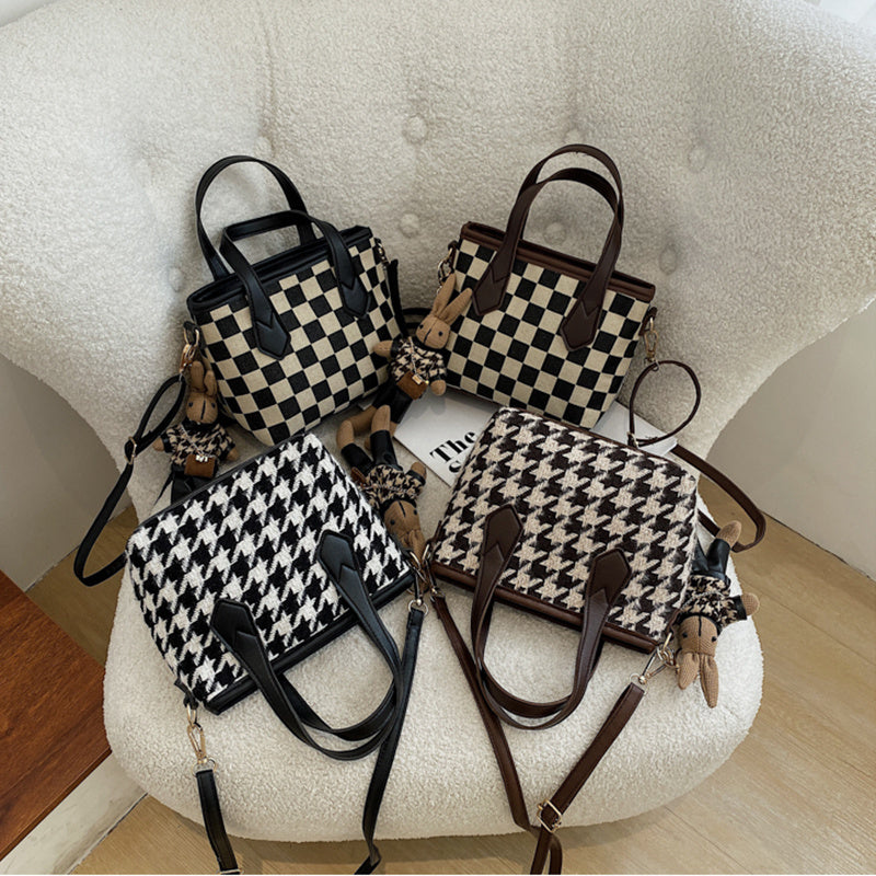 Shoulder Bag Checkerboard Handbag