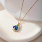 Titanium Steel Star & Moon Pendant Necklace