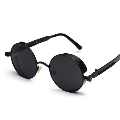 Round Frame Metal Sunglasses
