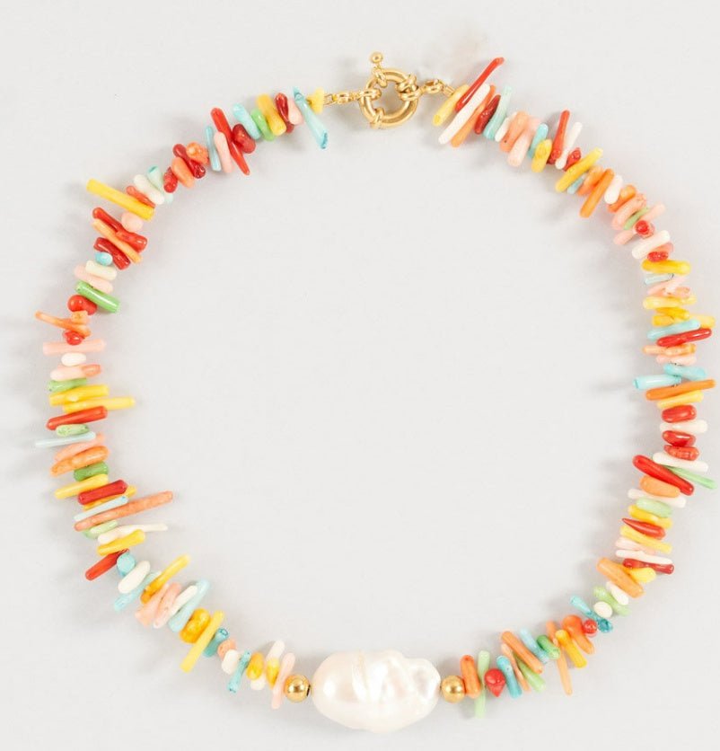 Baroque Freshwater Pearl Necklace and Bracelet - Trendy Radar