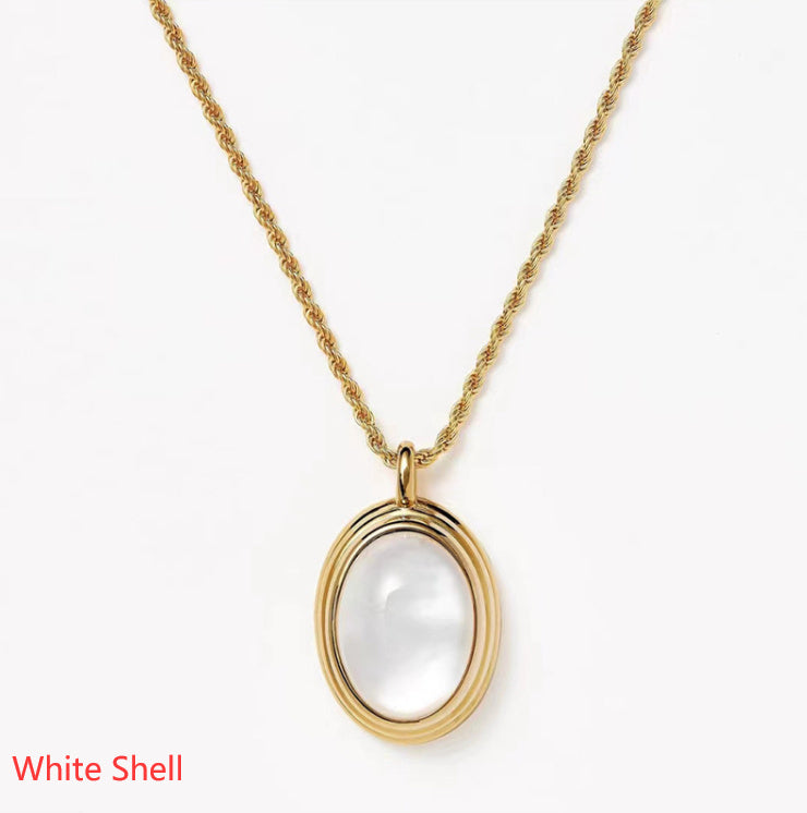 Tiger Eye Retro Pendant Necklace