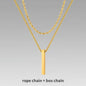 Men’s Layer Pillar Chain Necklace