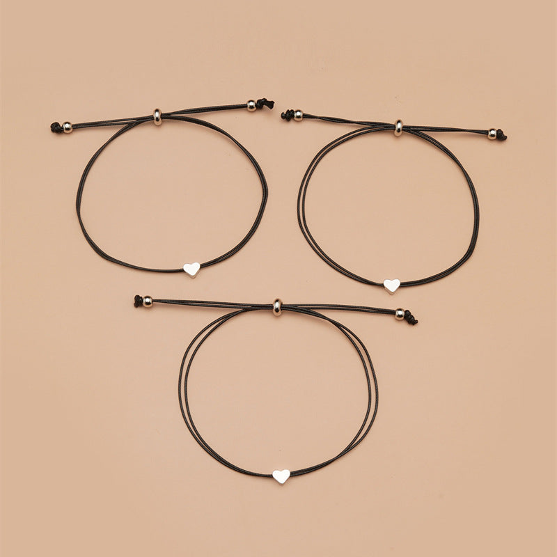 Heart-Shaped Adjustable Mother’s Day Bracelet