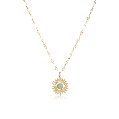 Small Sun Stainless Steel Necklace
