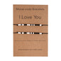 Beaded Rope Card Couple Bracelet - Trendy Radar