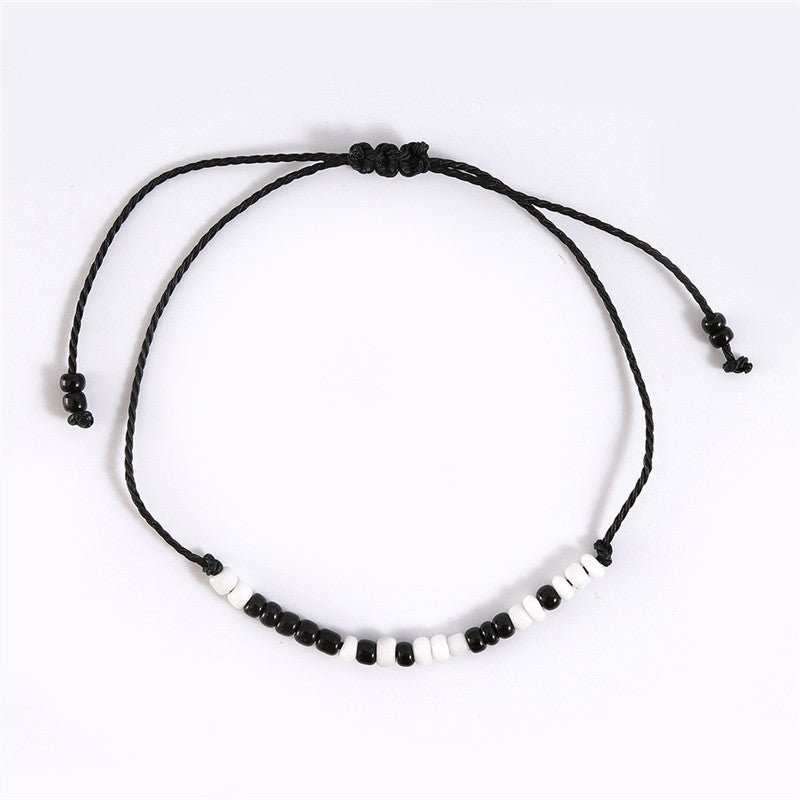 Beaded Rope Card Couple Bracelet - Trendy Radar