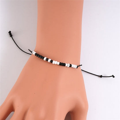 Beaded Rope Card Couple Bracelet - Trendy Radar