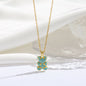 Bear Necklace with Micro - Inlaid Zircon - Trendy Radar