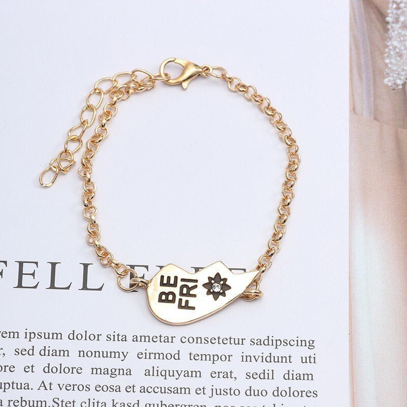 Best Friend Heart-Shaped Bracelets - Trendy Radar