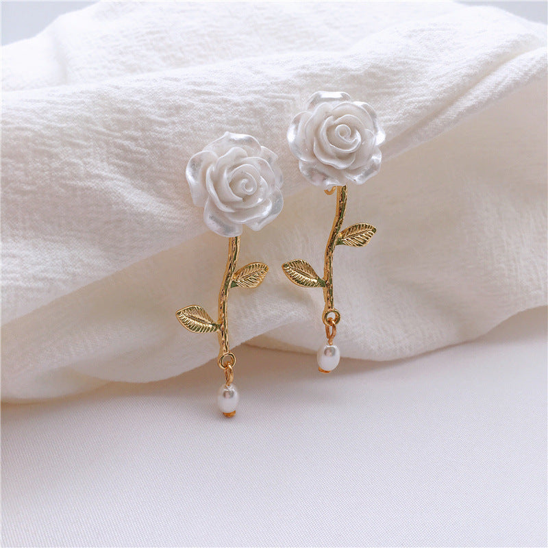 Women’s Flower Metal Alloy Earrings