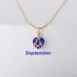 Birthstone Princess Style Love Necklace - Trendy Radar