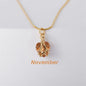 Birthstone Princess Style Love Necklace - Trendy Radar