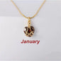 Birthstone Princess Style Love Necklace - Trendy Radar