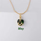 Birthstone Princess Style Love Necklace - Trendy Radar