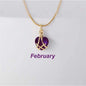 Birthstone Princess Style Love Necklace - Trendy Radar