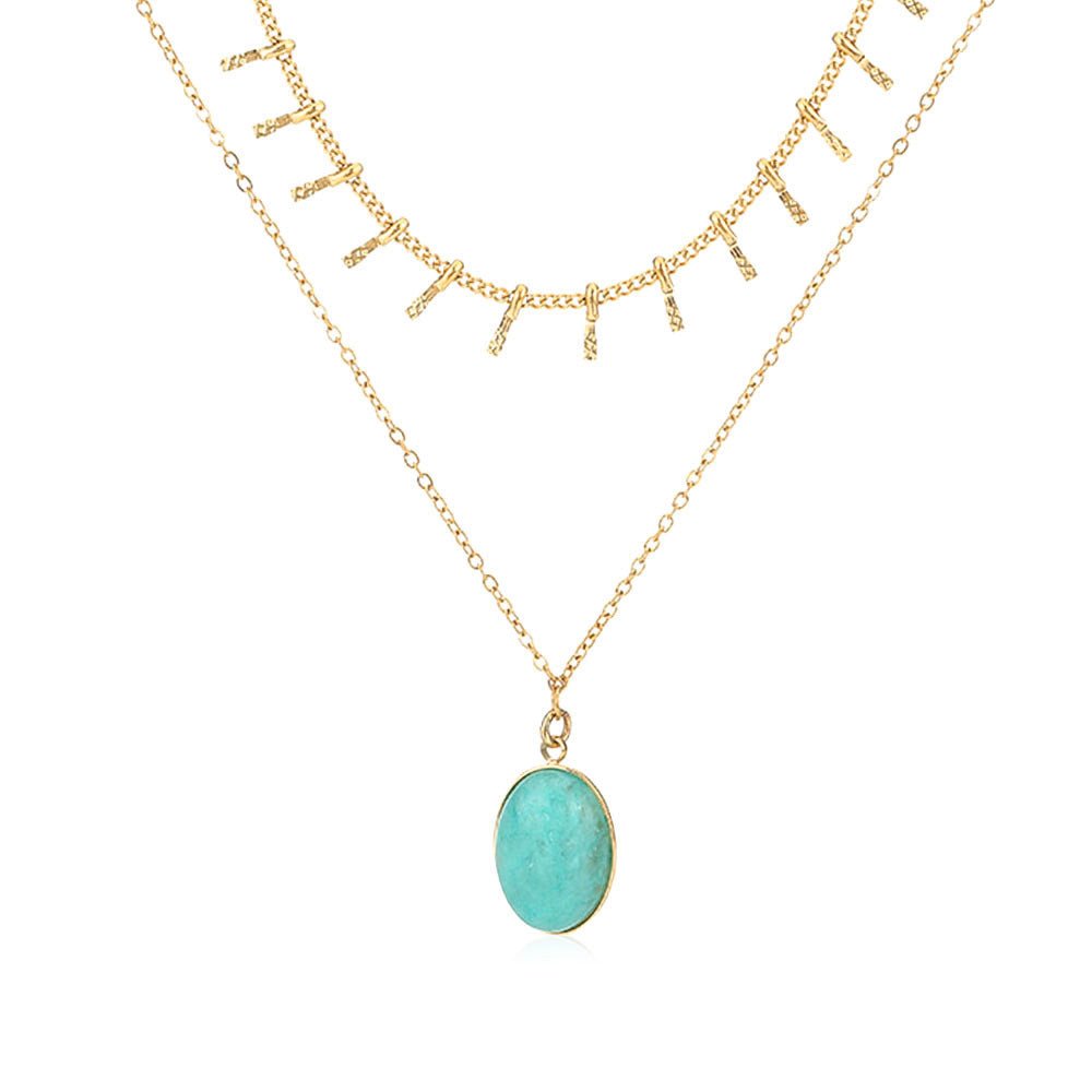 Bohemian Turquoise Pendant Necklace - Trendy Radar