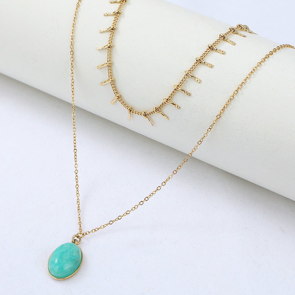 Bohemian Turquoise Pendant Necklace - Trendy Radar