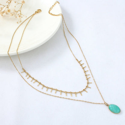 Bohemian Turquoise Pendant Necklace - Trendy Radar