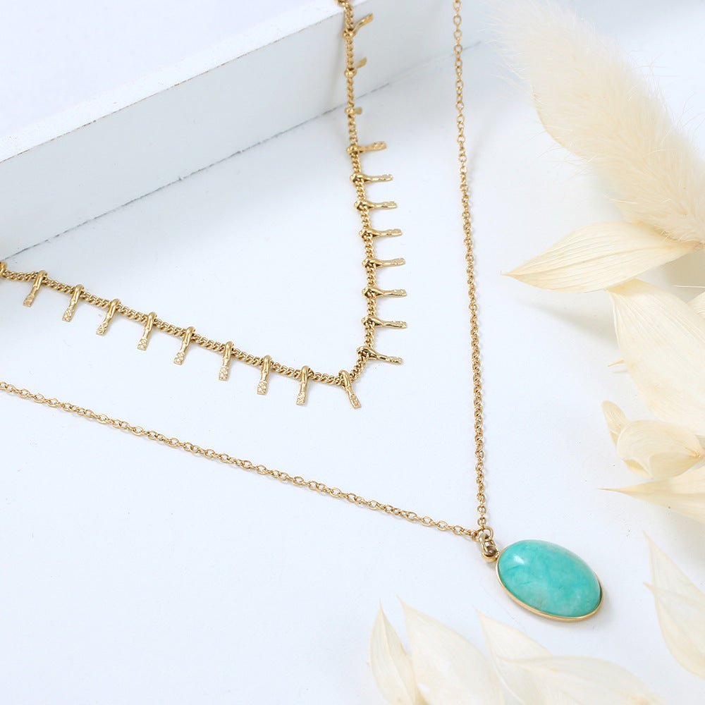 Bohemian Turquoise Pendant Necklace - Trendy Radar