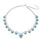 Boho Turquoise Flower Necklace - Trendy Radar