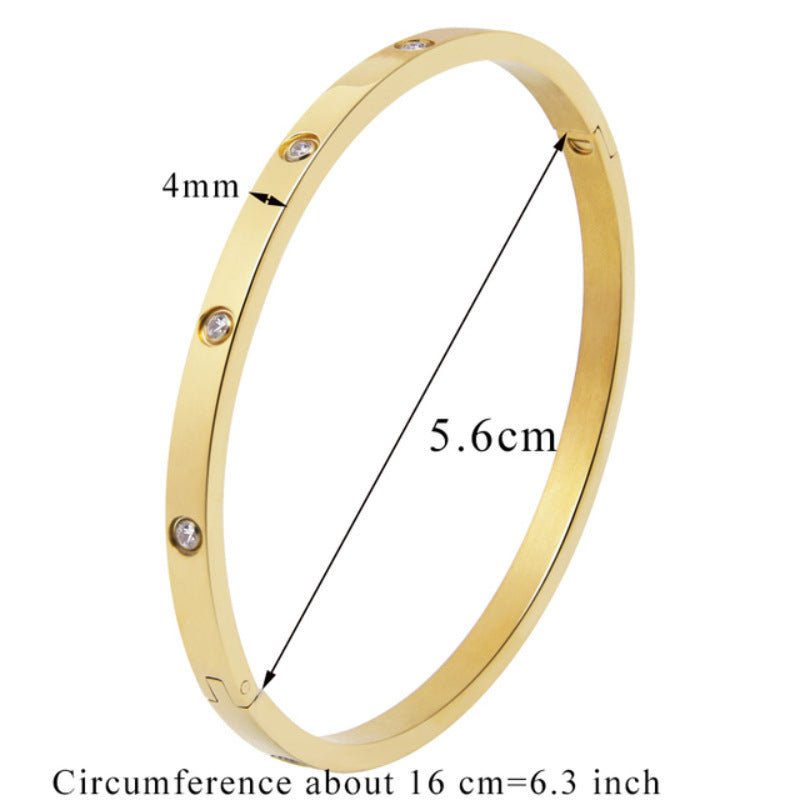 Brick Couple Titanium Steel Bracelet - Trendy Radar