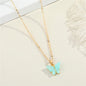 Butterfly Resin Clavicle Necklace - Trendy Radar