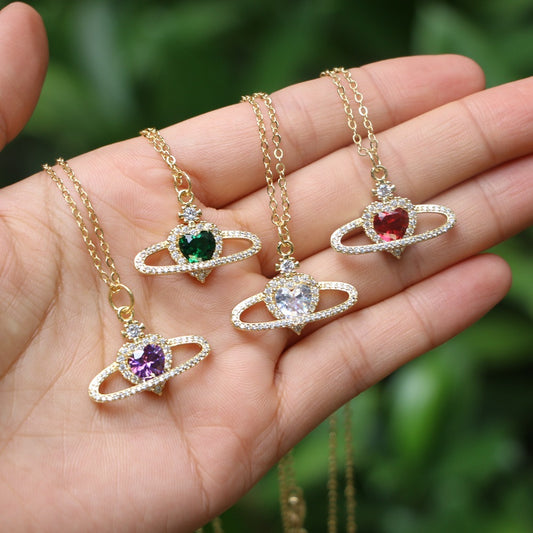 Zircon Love Necklace