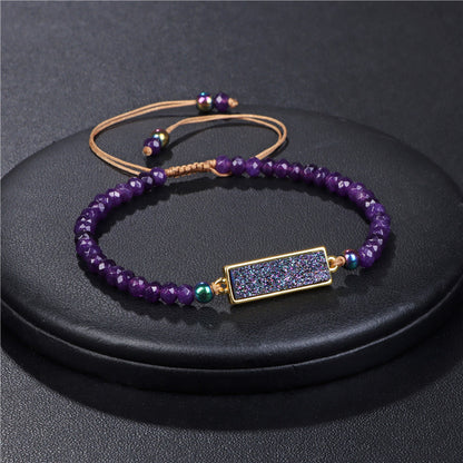 Natural Stone Woven Bracelet for Men & Women