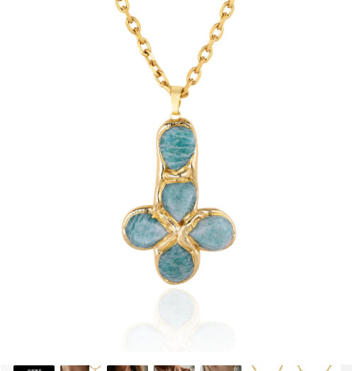 Titanium Steel Cross Pendant Necklace