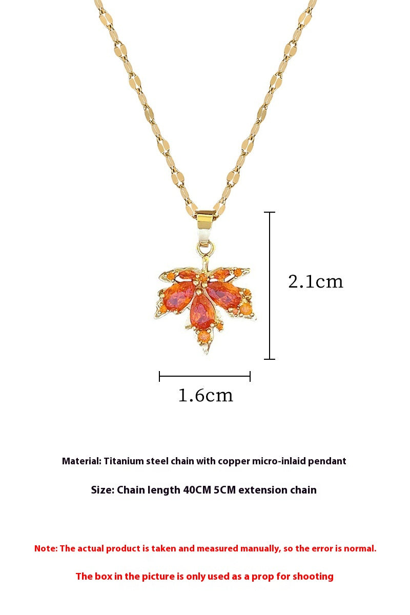 Maple Leaf Necklace